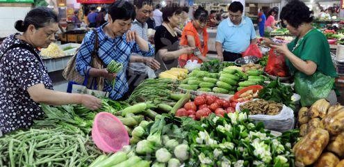蔬菜市场(繁忙的蔬菜批发市场)