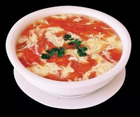 西红柿鸡蛋汤(饭店西红柿蛋汤,蛋滑汤浓好喝)