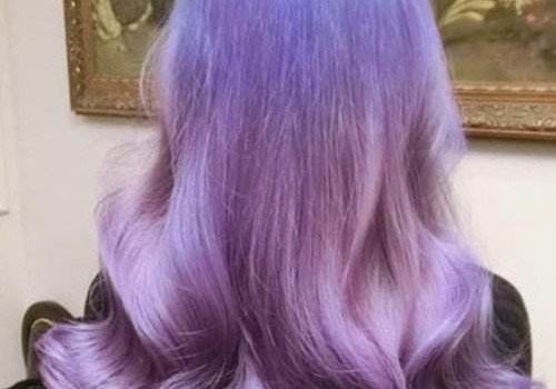 黑紫色头发掉色全过程(黑紫色掉色快吗)